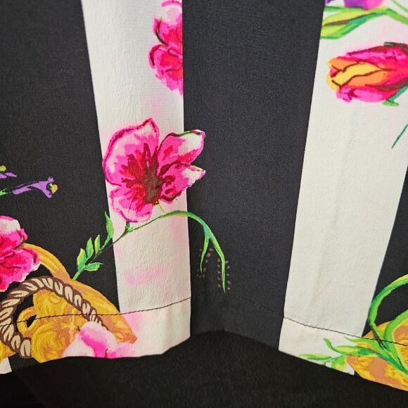 JUICY COUTURE Dress Stripes Floral Size 12 - Picture 3 of 6